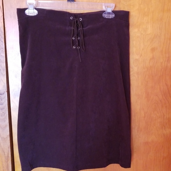 Chocolate brown pencil skirt - Picture 1 of 2